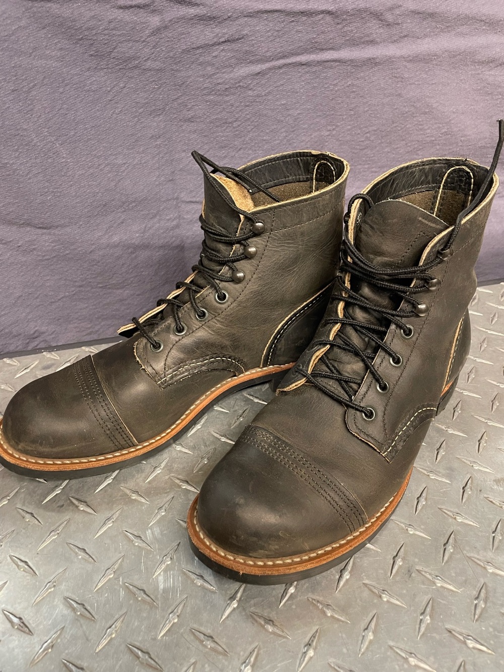 Men’s Red Wing Iron Ranger boots (model 8086)
